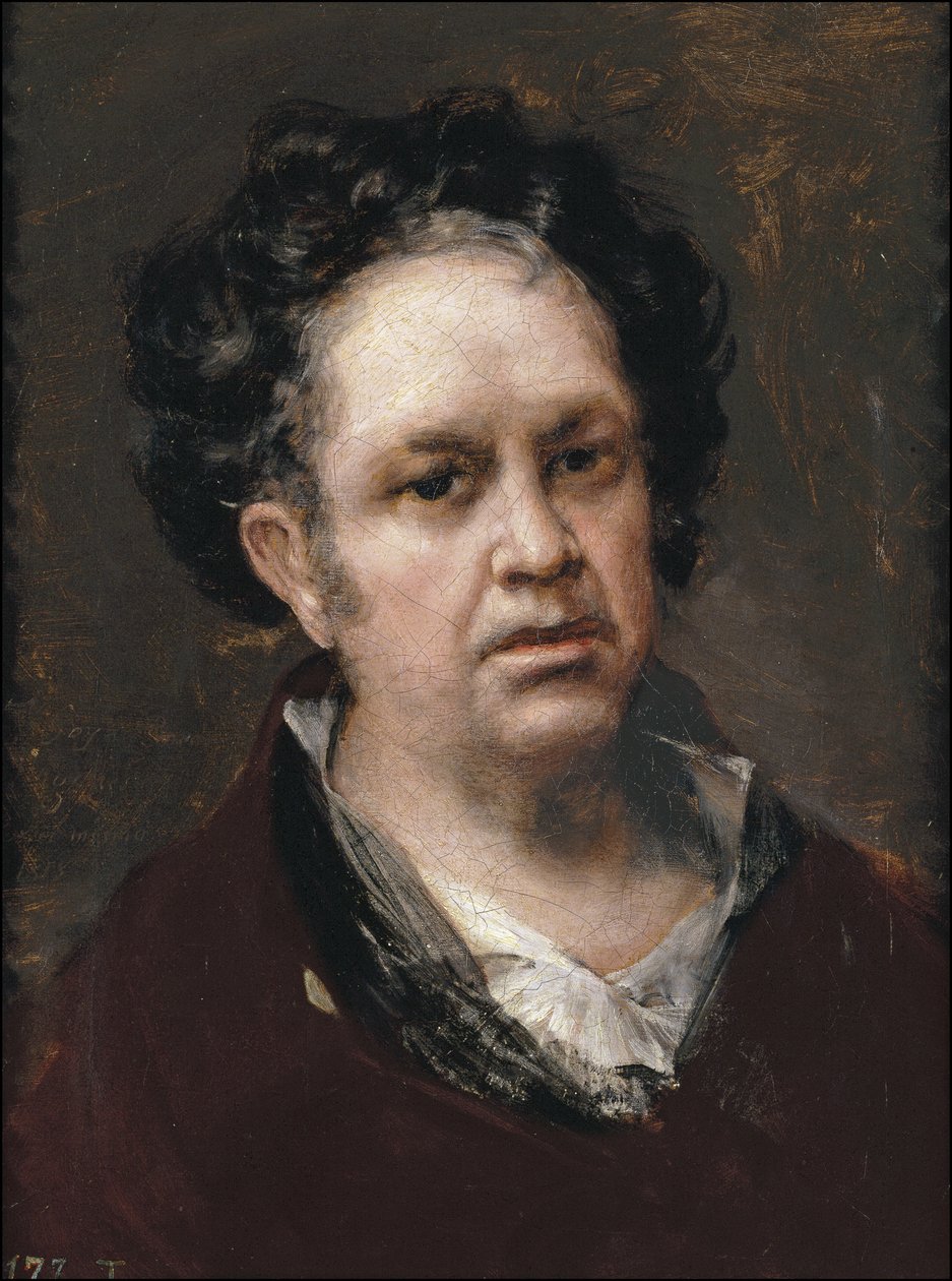 Selvportræt, 1815 af Francisco de Goya