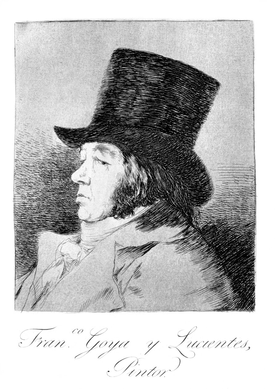 Selvportræt, 1799 af Francisco de Goya
