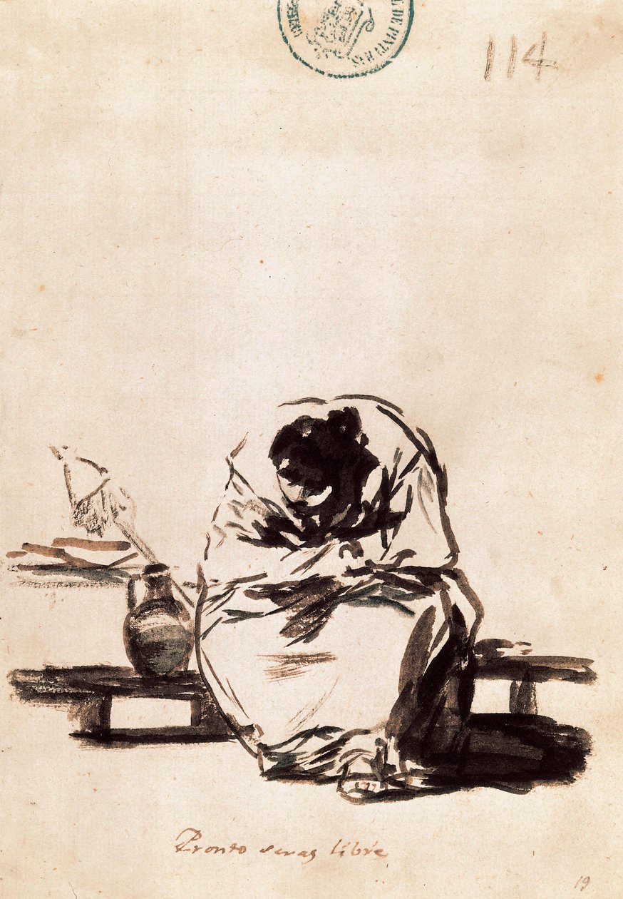 Snart er du fri af Francisco de Goya