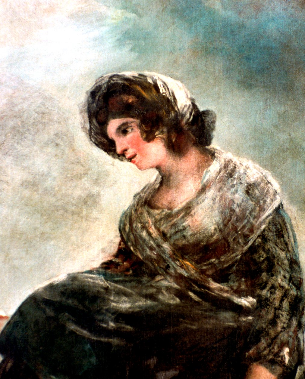 Mælkepigen af Bordeaux, c1824. af Francisco de Goya