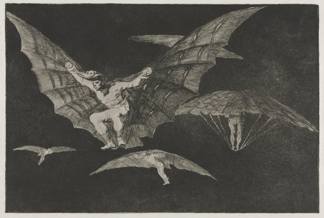 Ordsprogene: En måde at flyve på af Francisco de Goya