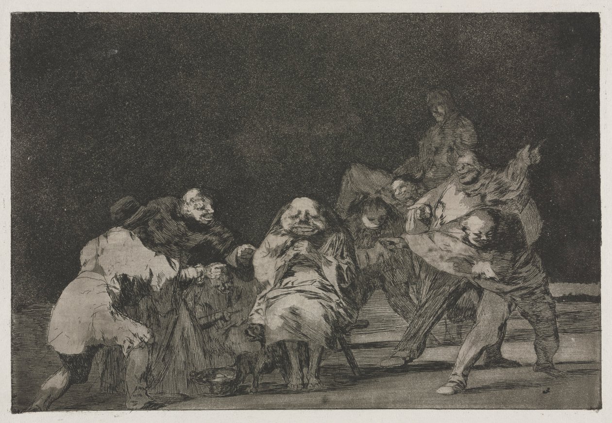Ordsprogene: Loyalitet, 1864. af Francisco de Goya