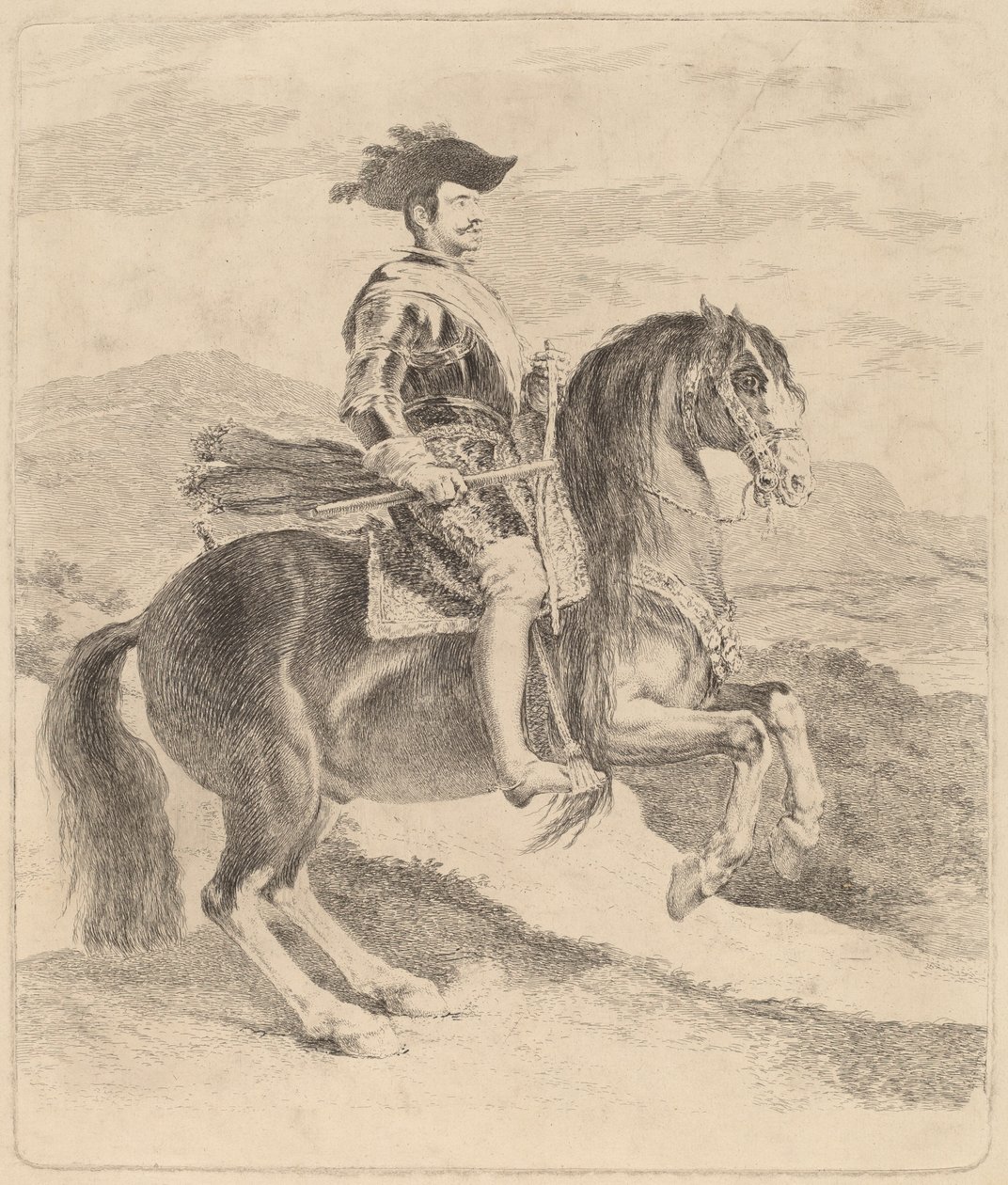 Felipe IV af Francisco de Goya after Diego Velázquez