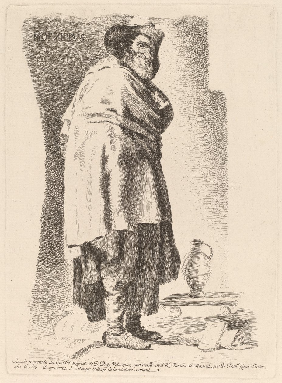 Moenippvs (Moenippus) af Francisco de Goya after Diego Velázquez