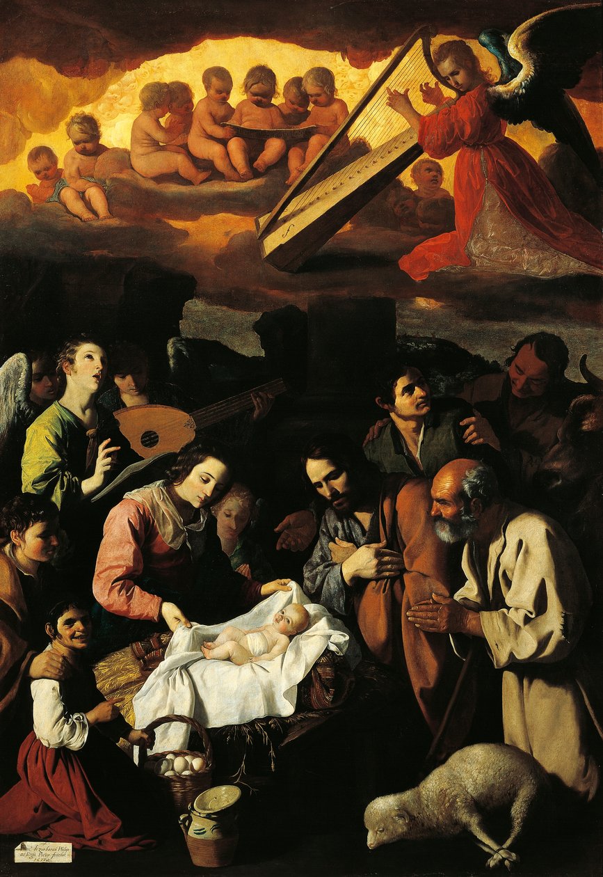 Tilbedelse af hyrder af Francisco de Zurbaran