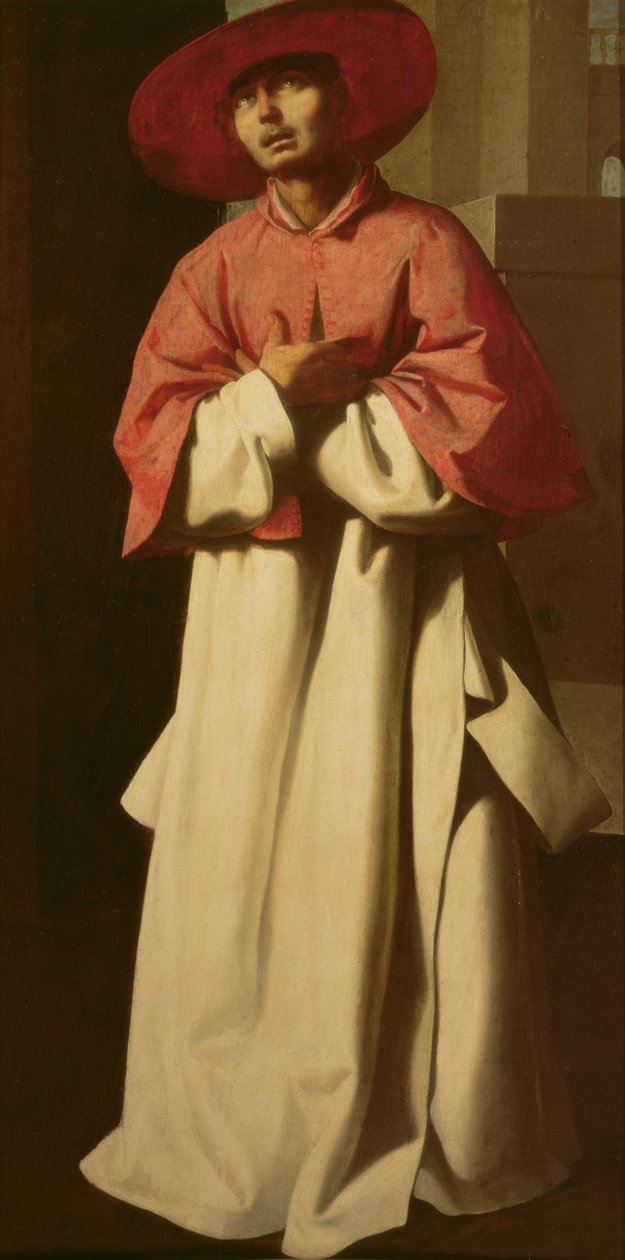 Portræt af Beato Nicolas Albergati af Francisco de Zurbaran