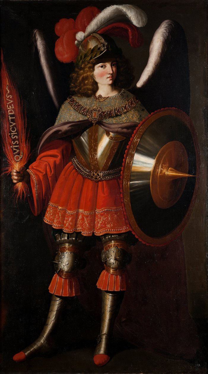 Ærkeenglen Michael af Francisco de Zurbarán and Studio