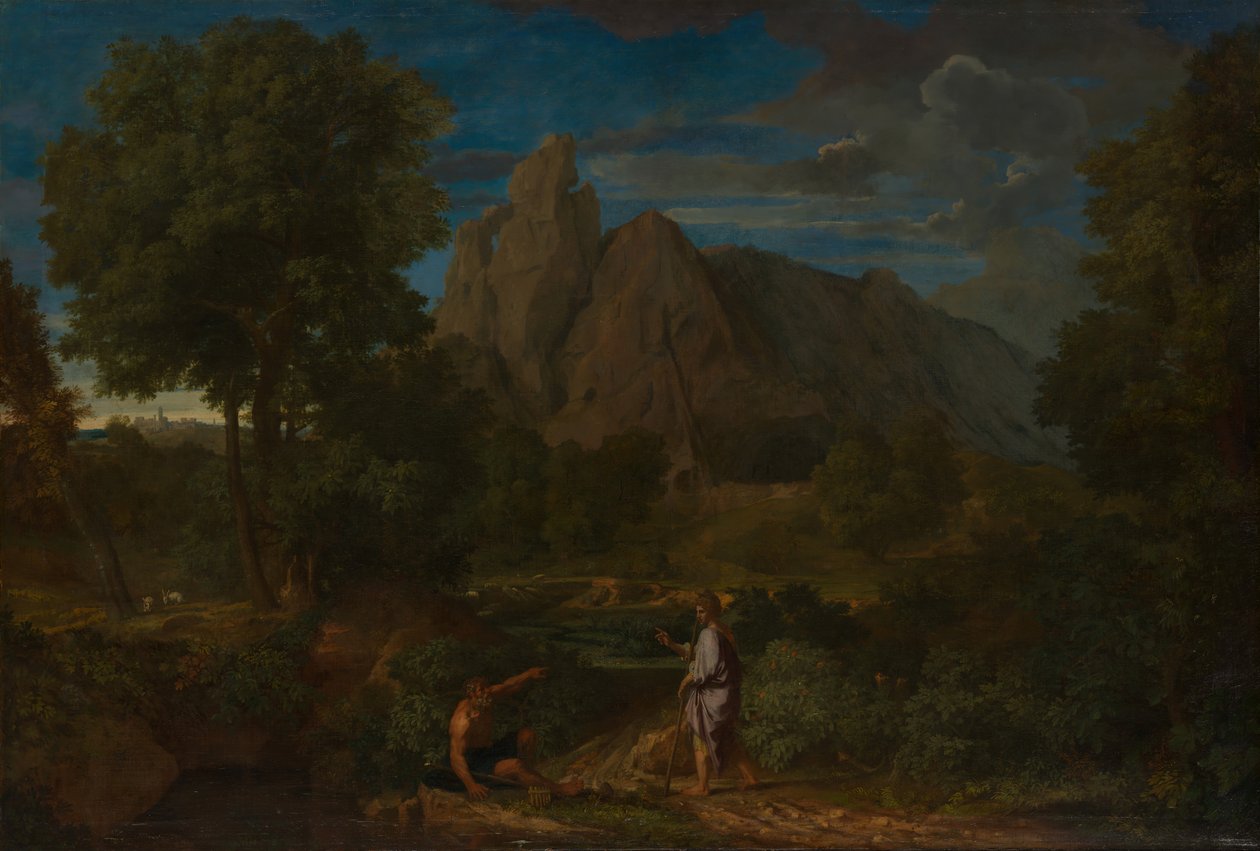 Mercury og Battus. af Francisque Millet