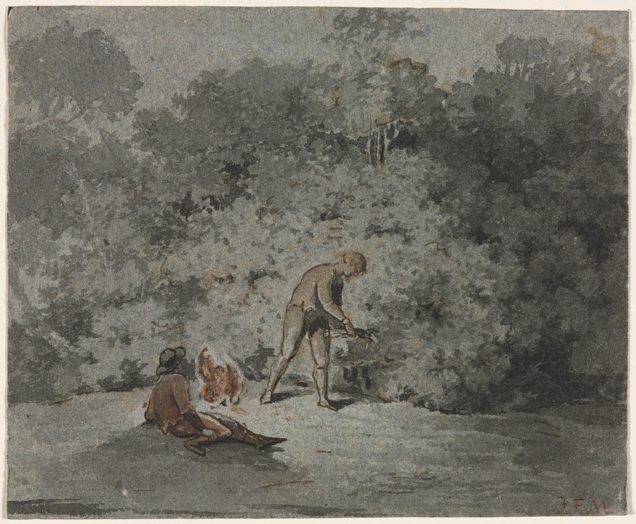 Kvistsamler, tredje kvartal 1600-tallet. af Francisque Millet