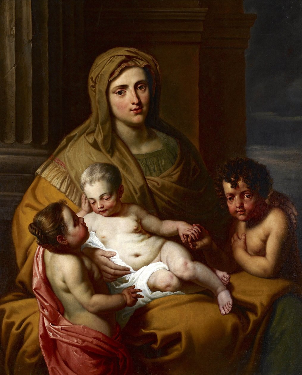 Velgørenhed, slutningen af 1600-tallet af Franco Flemish School