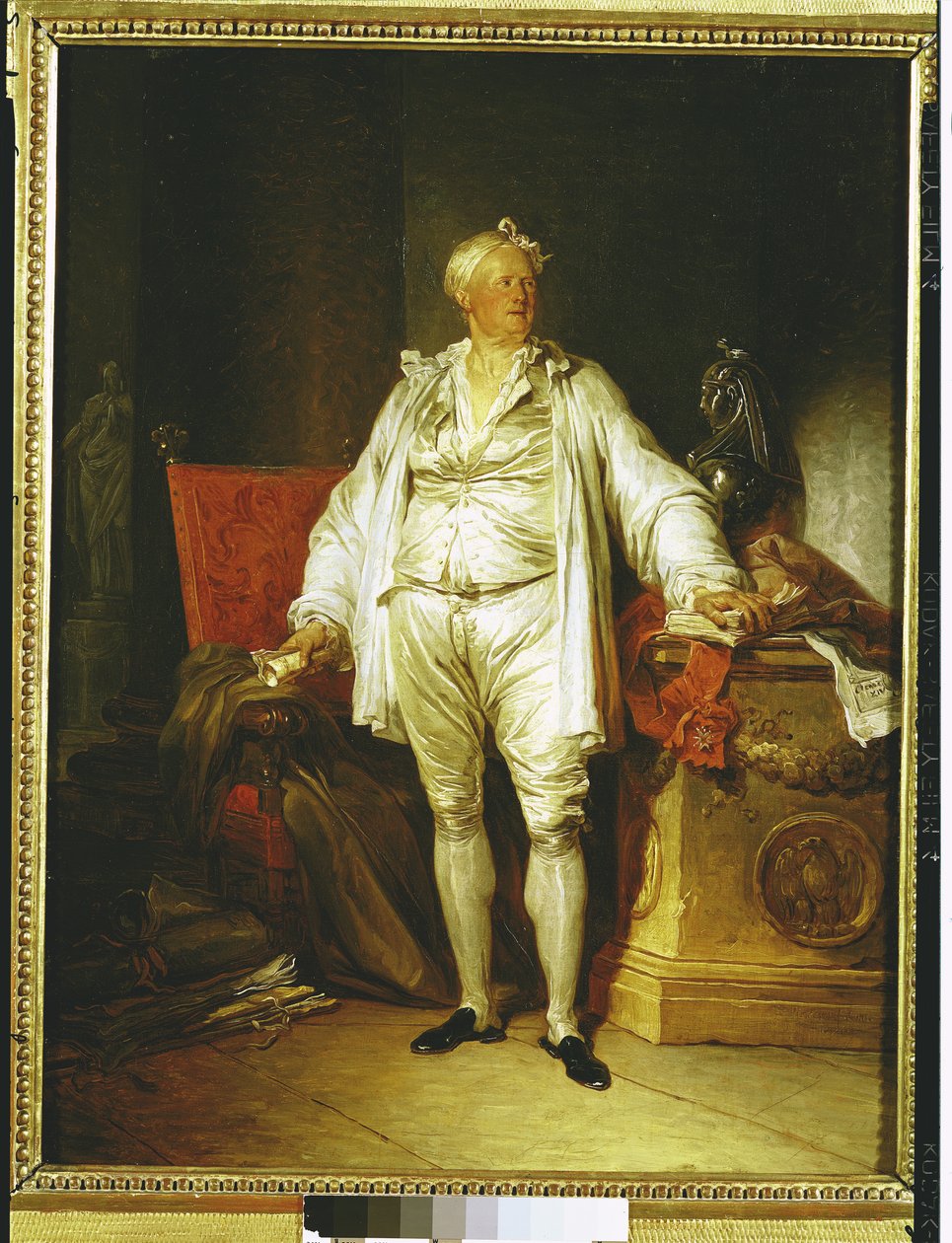 Portræt af Monsieur Bergeret de Grancourt (1715-85) 1774 af François André Vincent