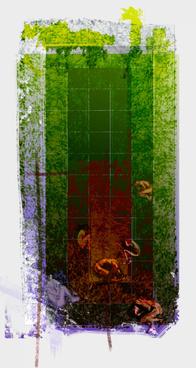 Genesis Day 6: Man, 2014, (digitalt maleri) af Francois Domain