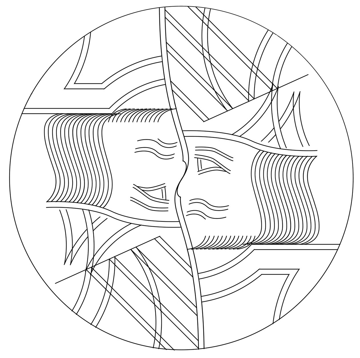 King, 2015, (digitalt maleri) af Francois Domain