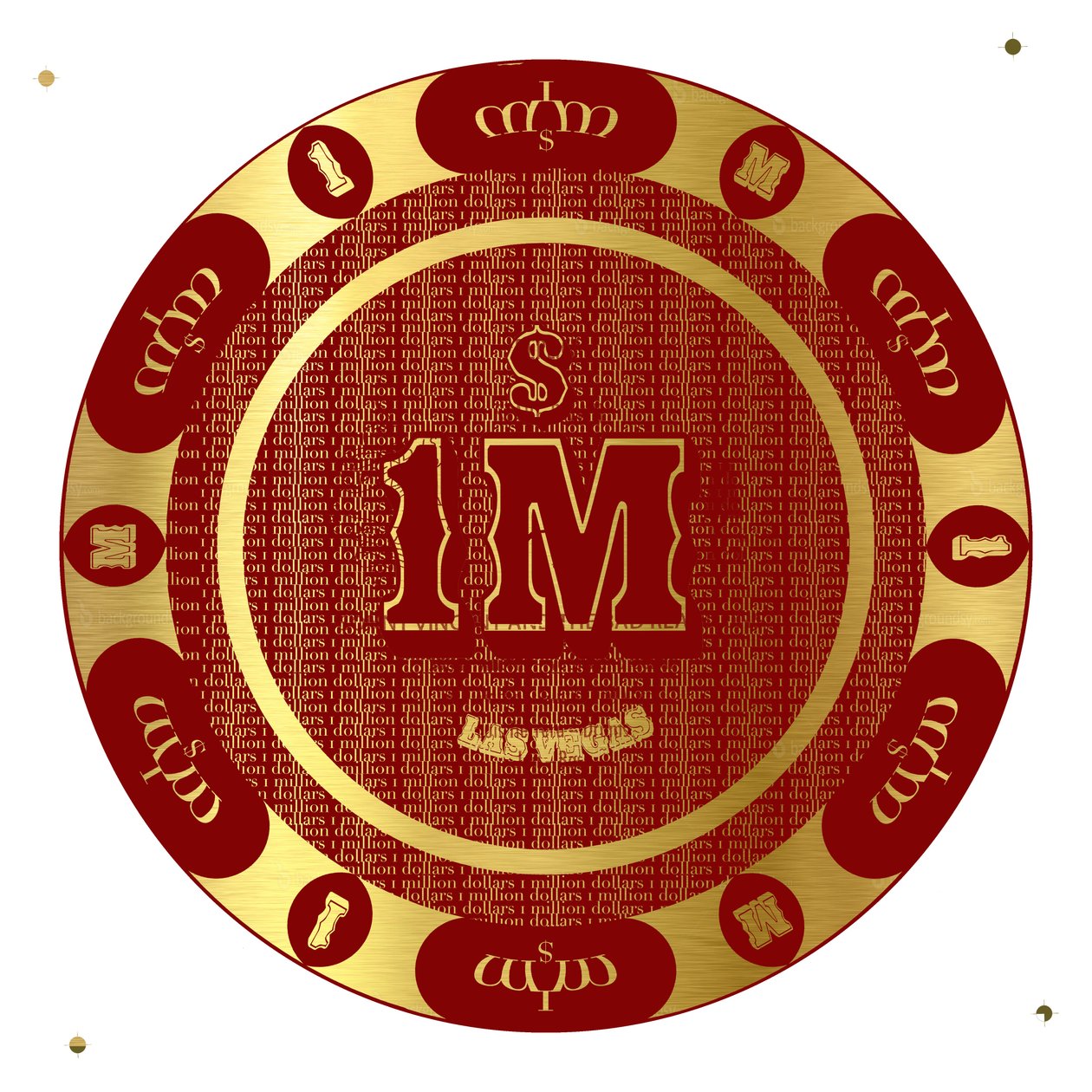 PokerChip 1M, 2015, digital af Francois Domain