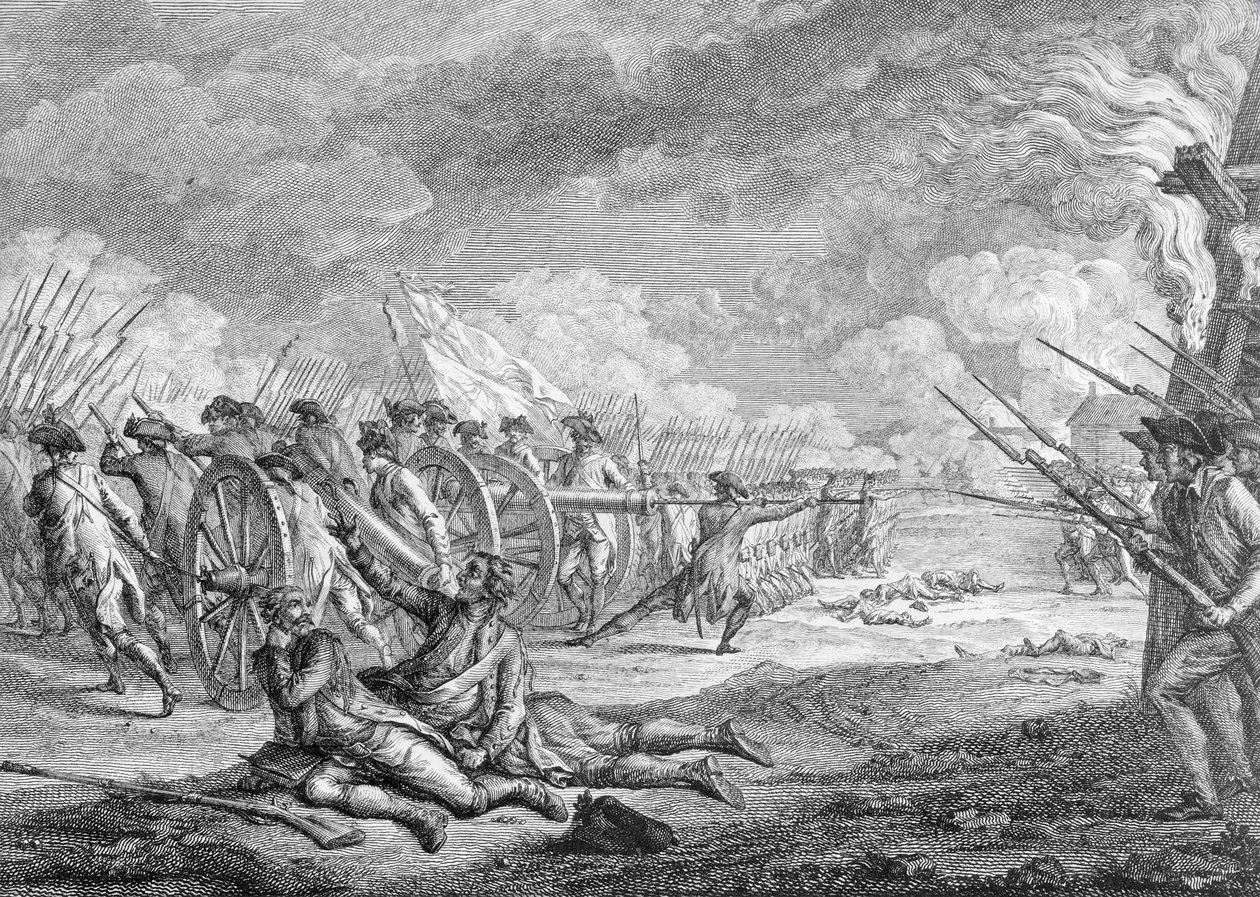 Slaget ved Lexington, 19. april 1775, fra 