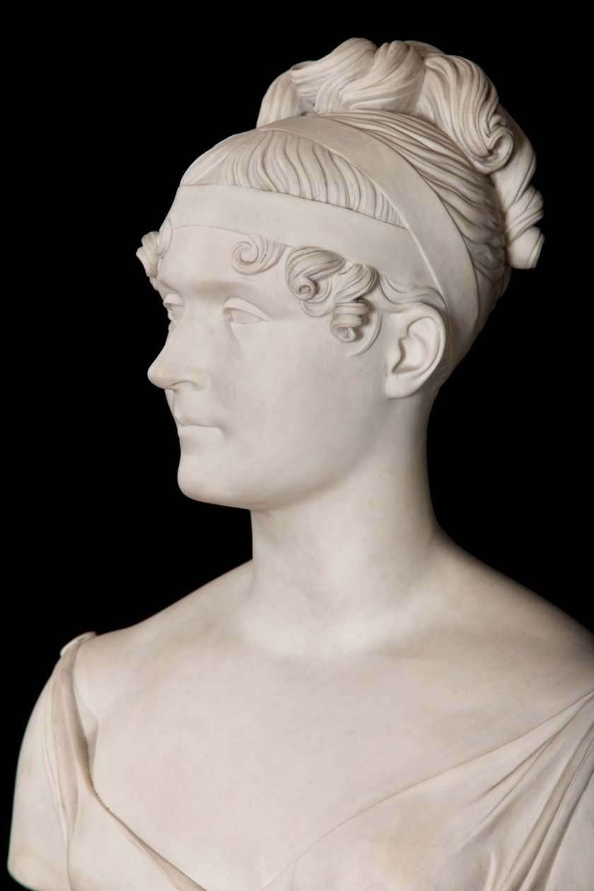 Buste af kejserinde Josephine (Sevres kiks) (detalje) (se også 698746) af Francois Joseph Bosio