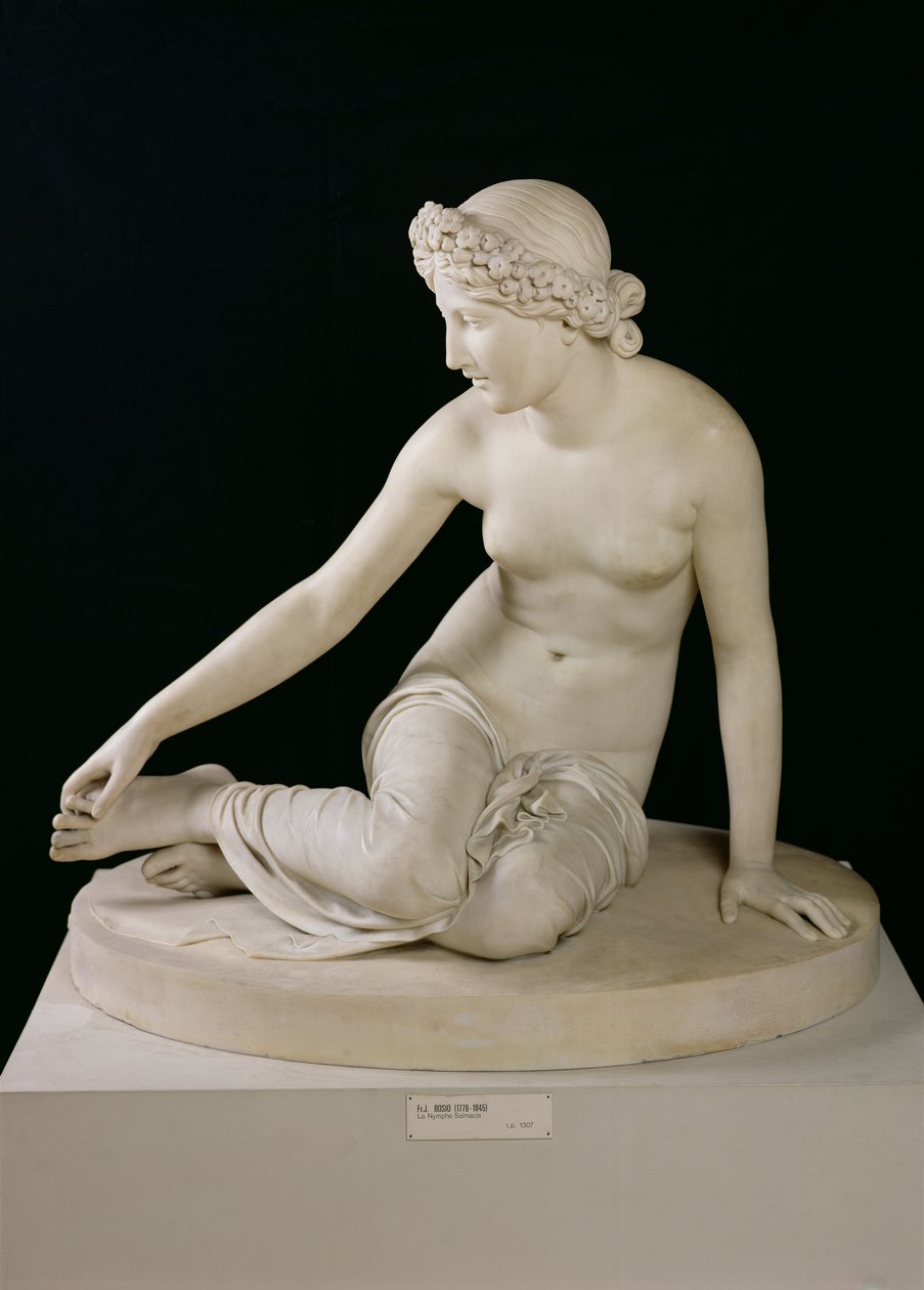 Nymfen Salmacis, 1826 (marmor) af Francois Joseph Bosio