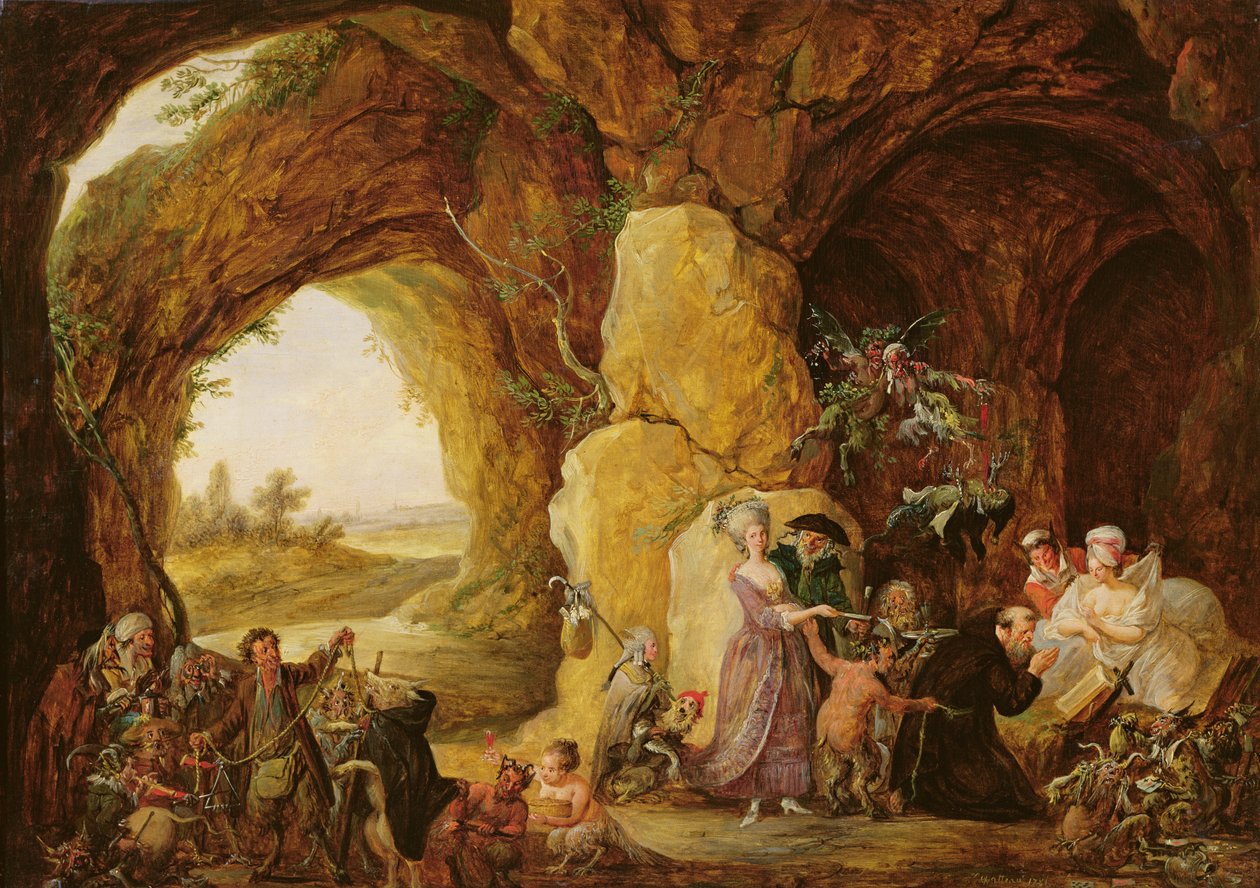 Sankt Anthonys fristelse, 1781 af Francois Louis Joseph Watteau