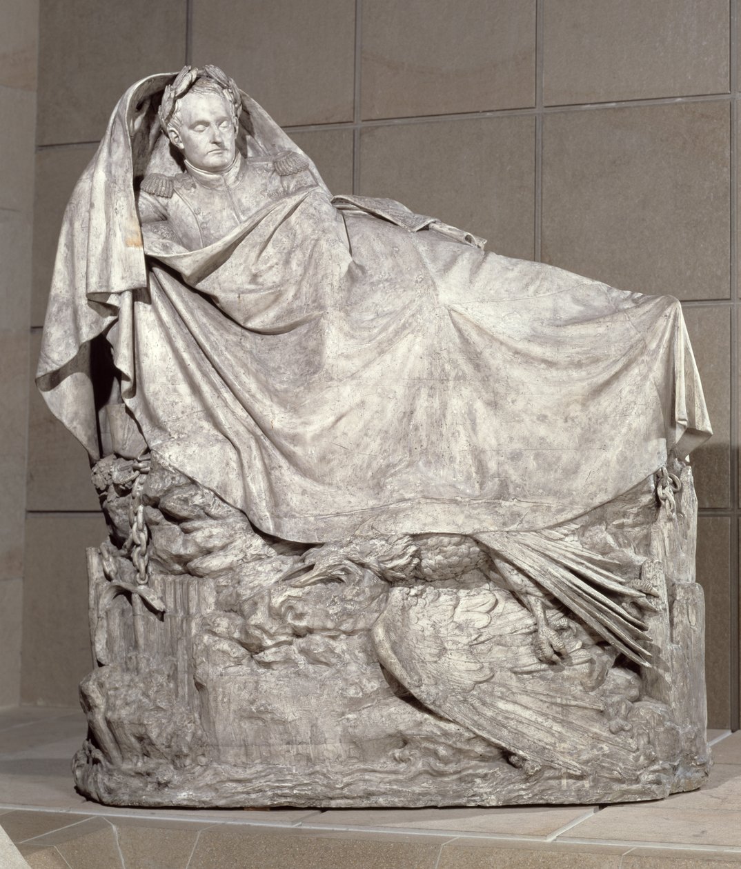 Napoleons (1769-1821) Awakening to Immortality, 1846 (marmor) af Francois Rude