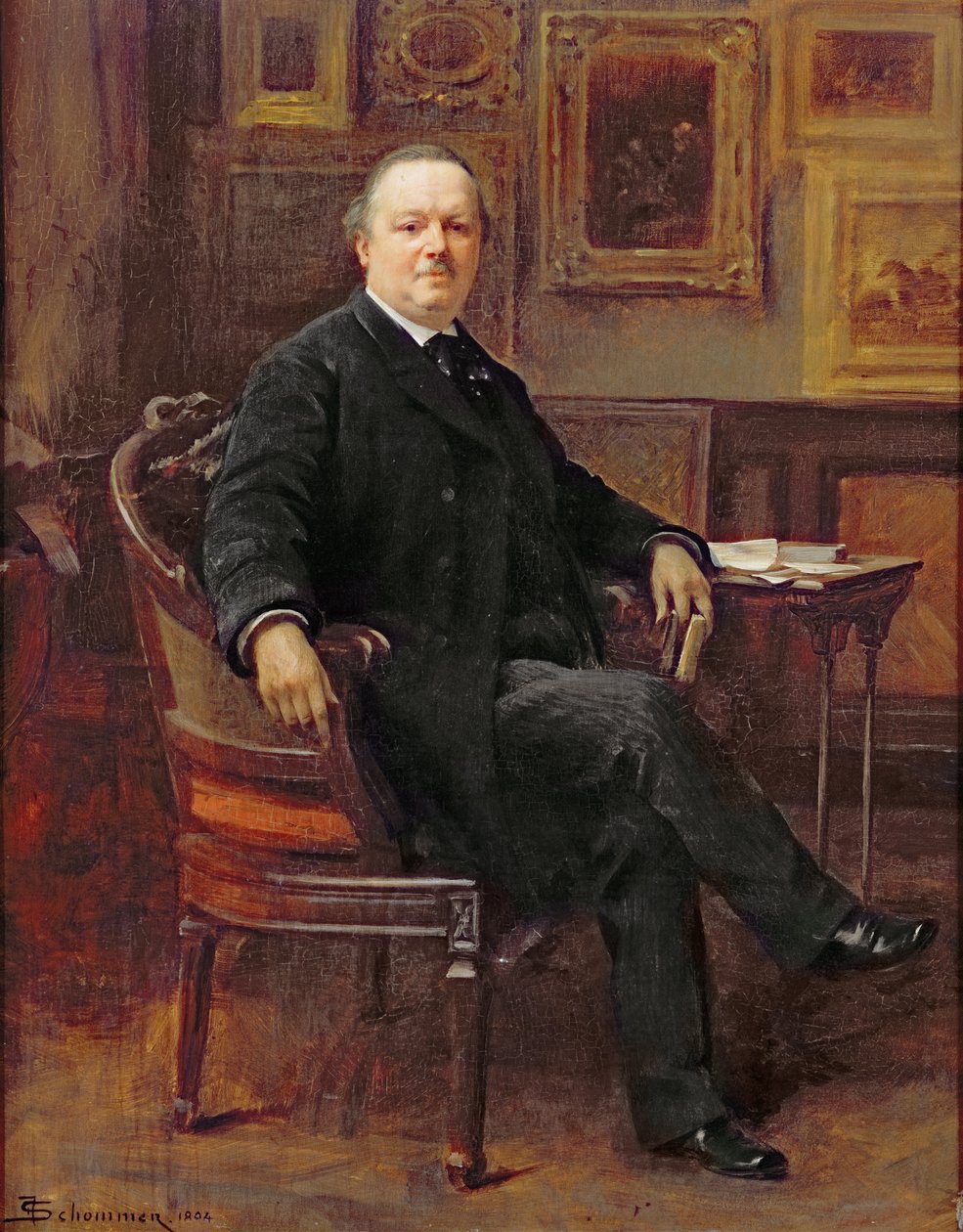 Jean-Baptiste Foucart (1823-98) 1894 af Francois Schommer