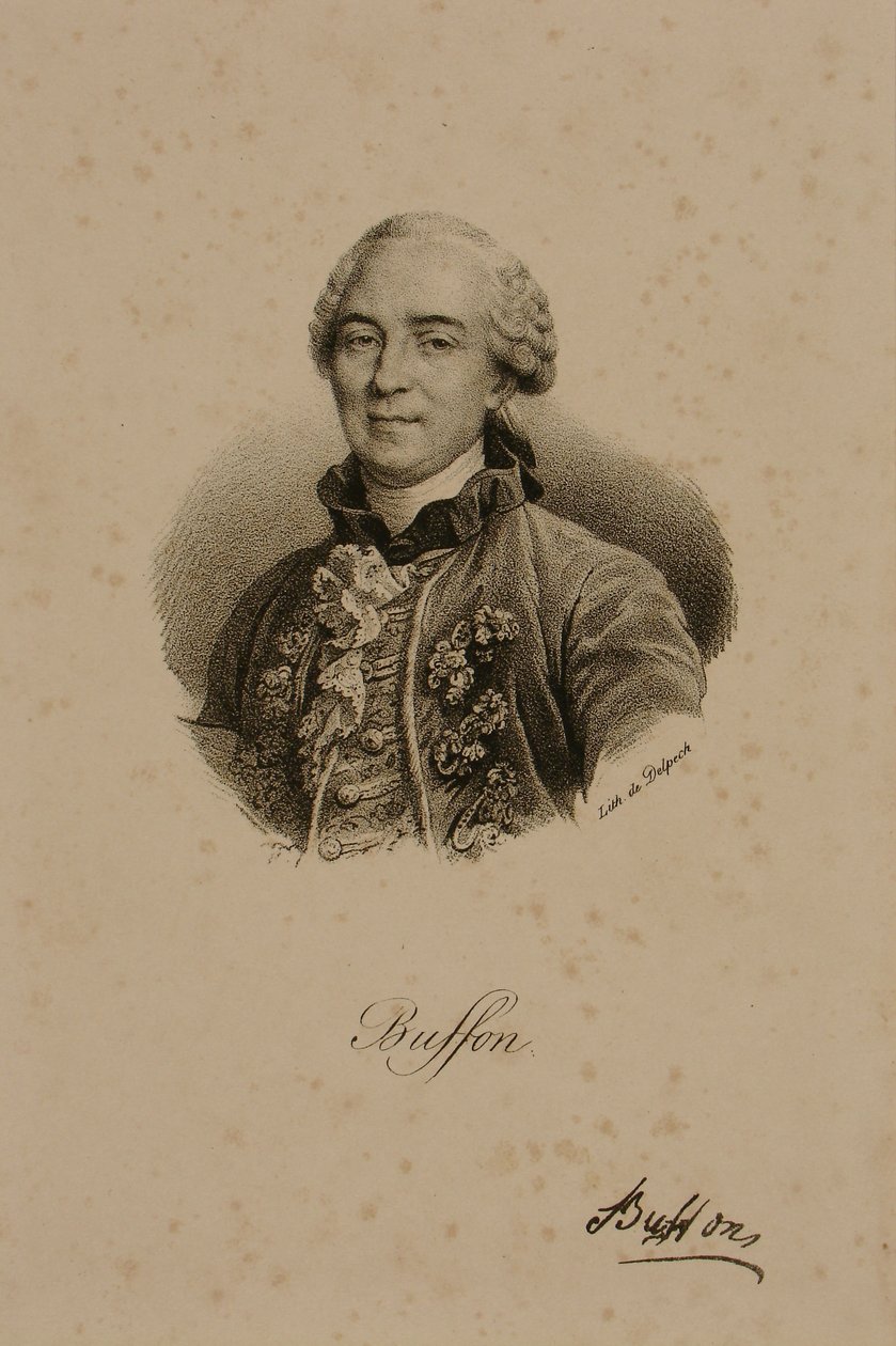 Georges-Louis Leclerc (1707-88) greve af Buffon af Francois Seraphin Delpech