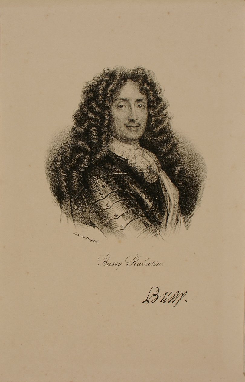 Portræt af grev Roger Bussy de Rabutin (1618-93) af Francois Seraphin Delpech