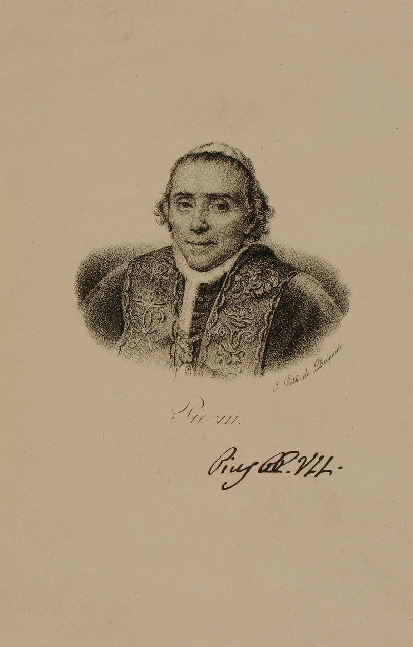 Portræt af Pave Pius VII af Francois Seraphin Delpech