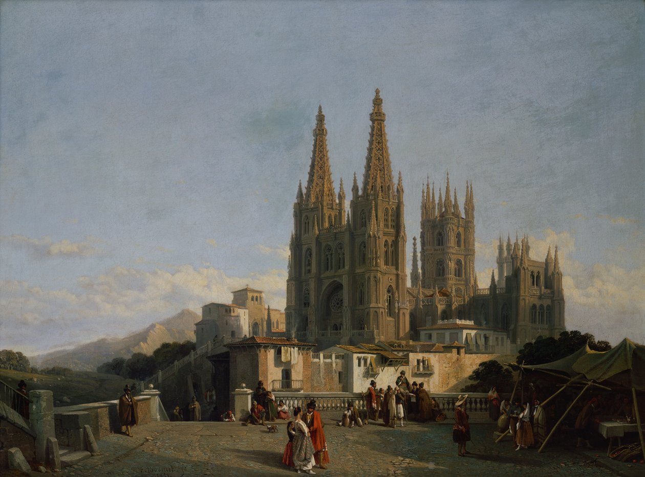 Burgos katedral af Francois Antoine Bossuet