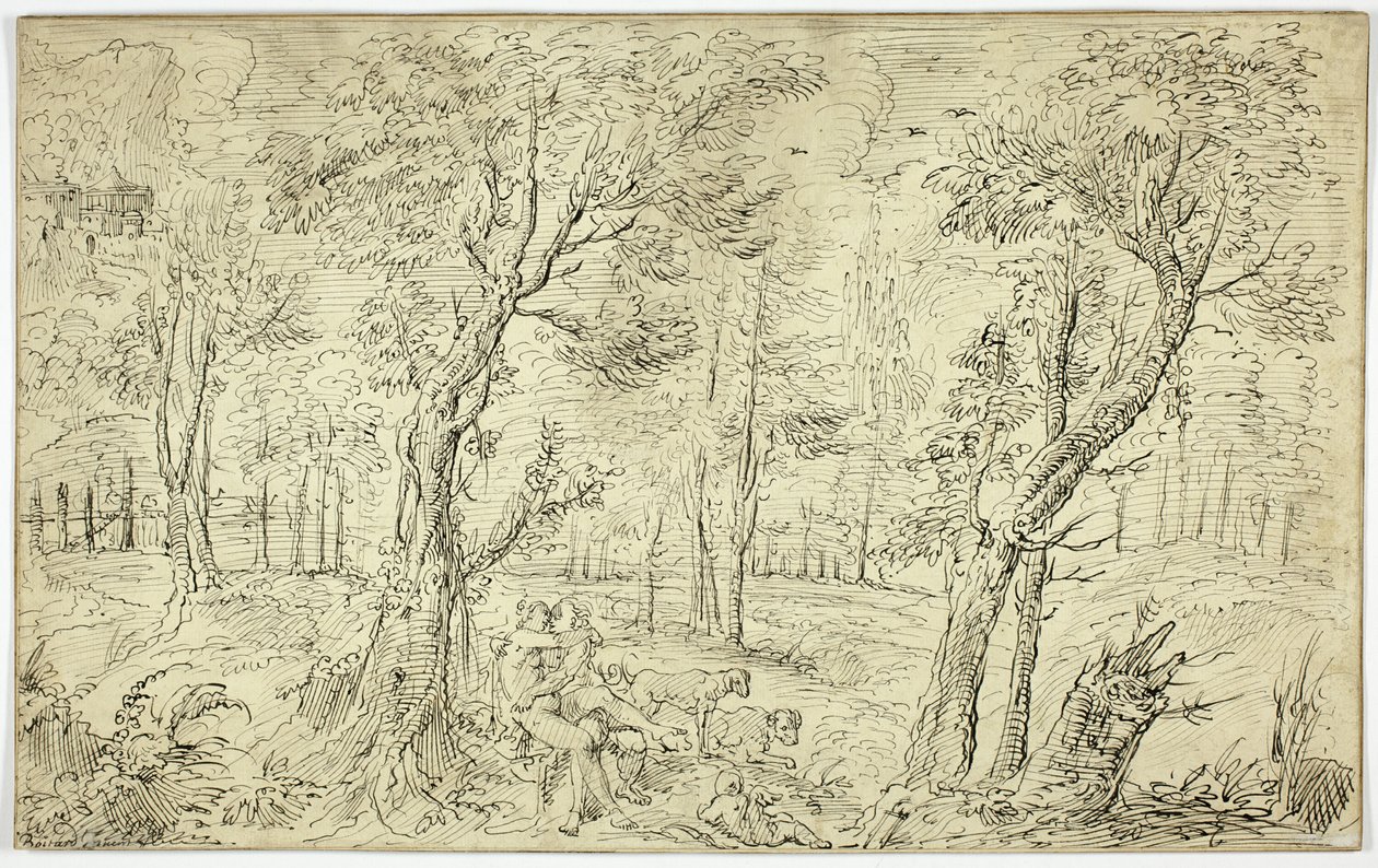 Venus og Adonis af Francois Boitard