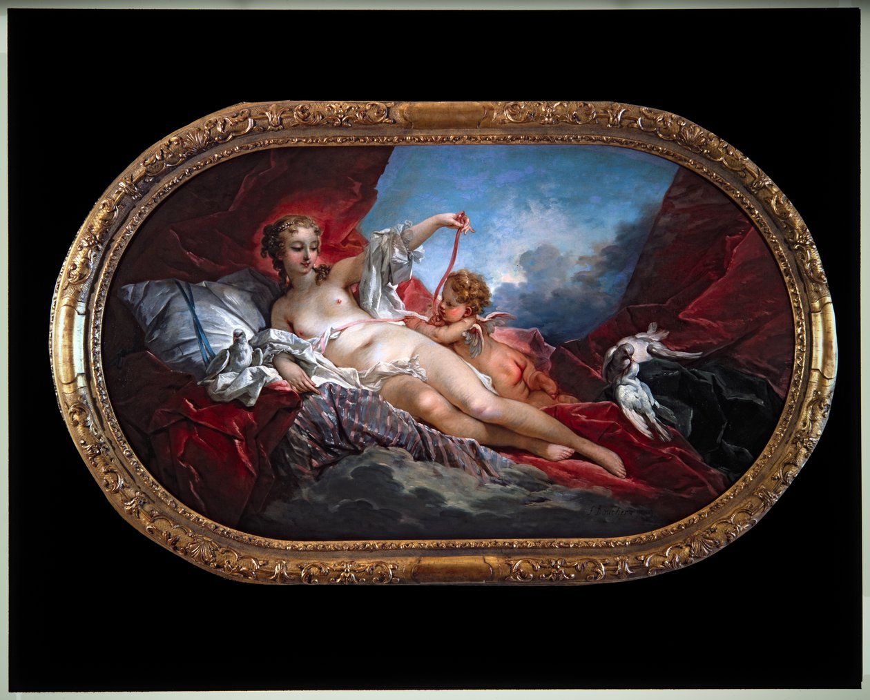 Venus og Amor af François Boucher