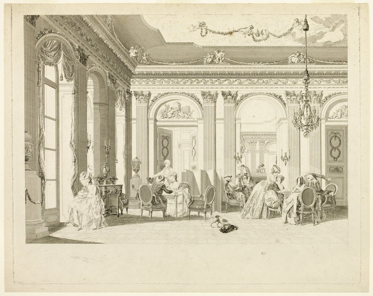 Tegnestuen af Francois Dequevauviller