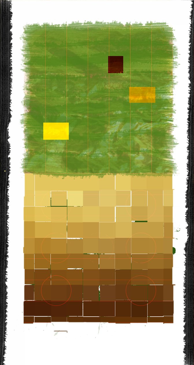 Genesis Day 3: Vegetation, 2014, (digitalt maleri) af Francois Domain