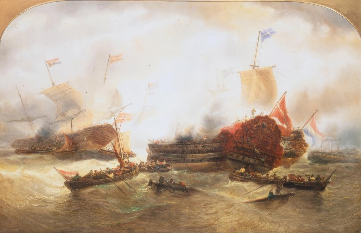 Slagskib af Francois Etienne Musin