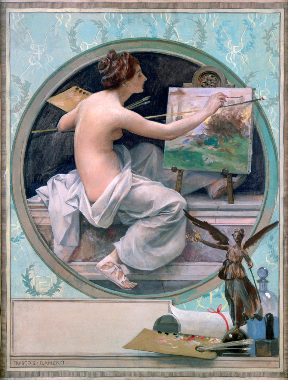Allegori, 1856-1923 af Francois Flameng