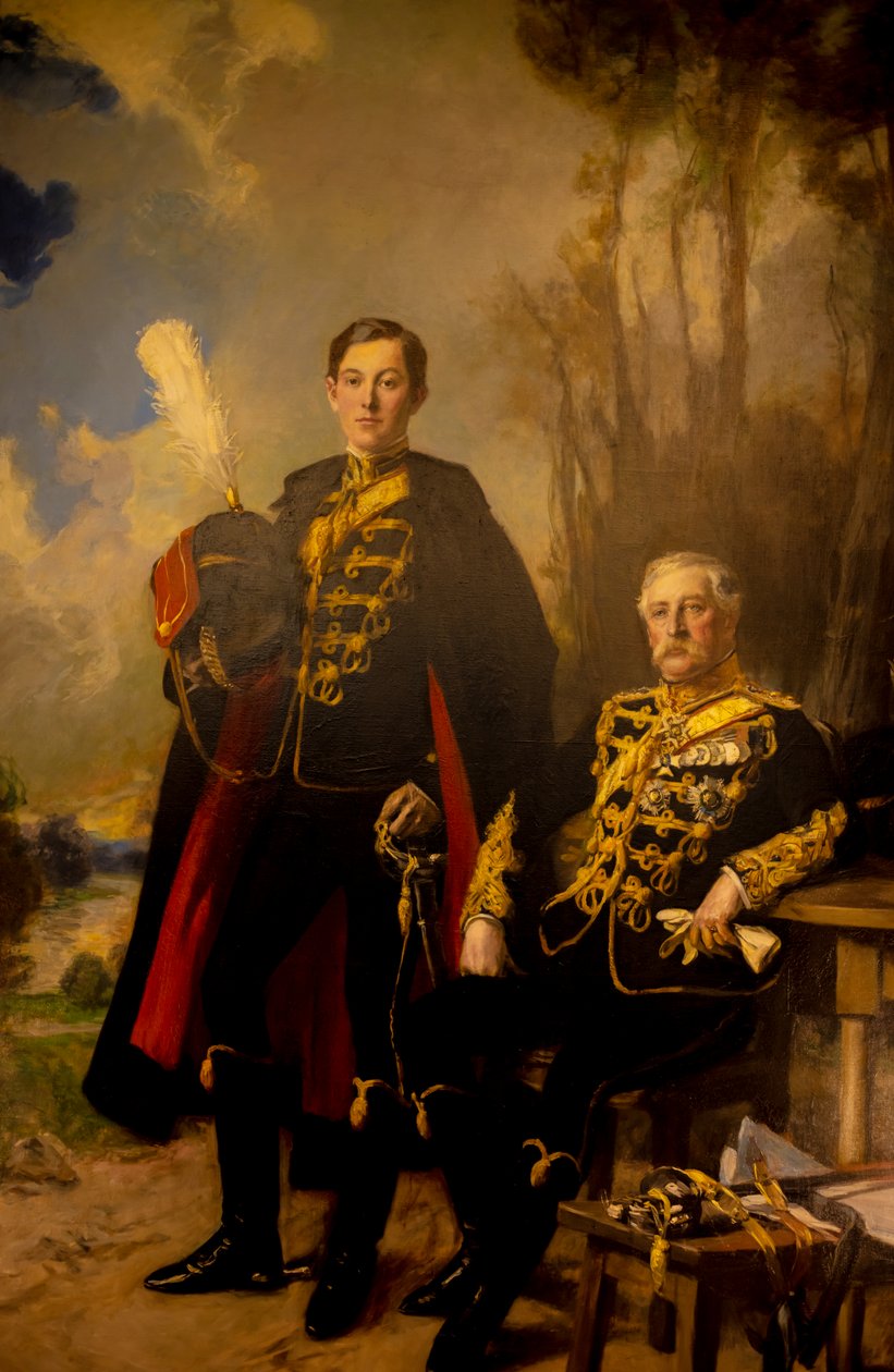 Far og søn af Francois Flameng
