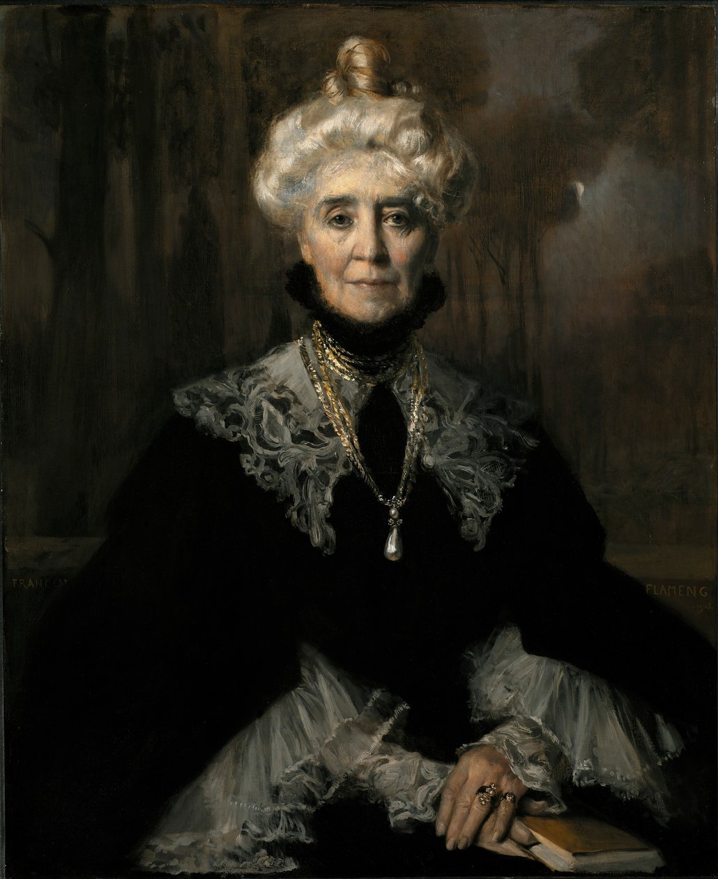 Fru Adeline M. Noble af Francois Flameng