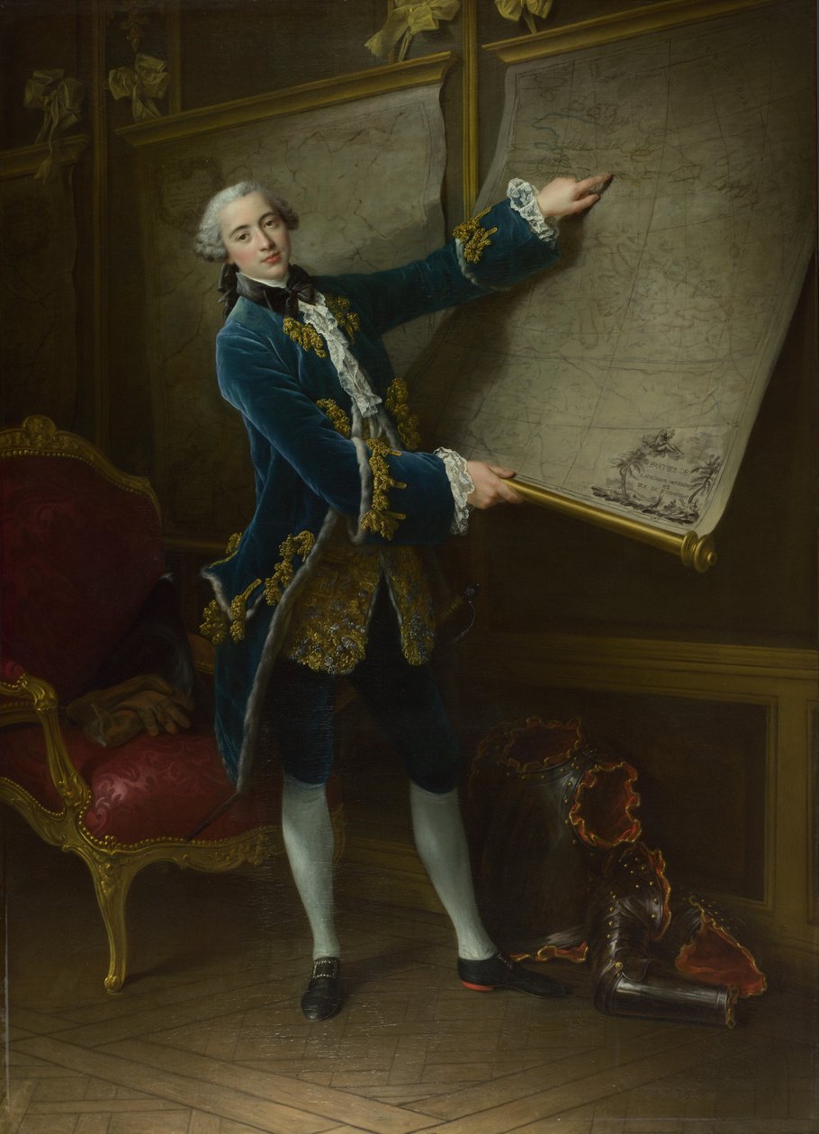 Comte de Vaudreuil, 1758 af Francois Hubert Drouais