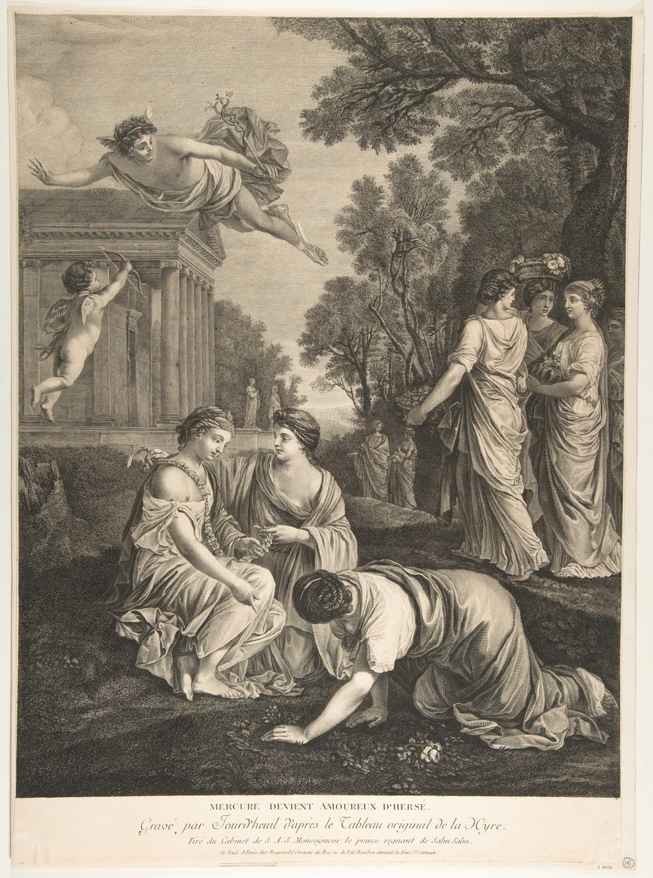 Mercury og Herse.n.d. af Francois Jourd