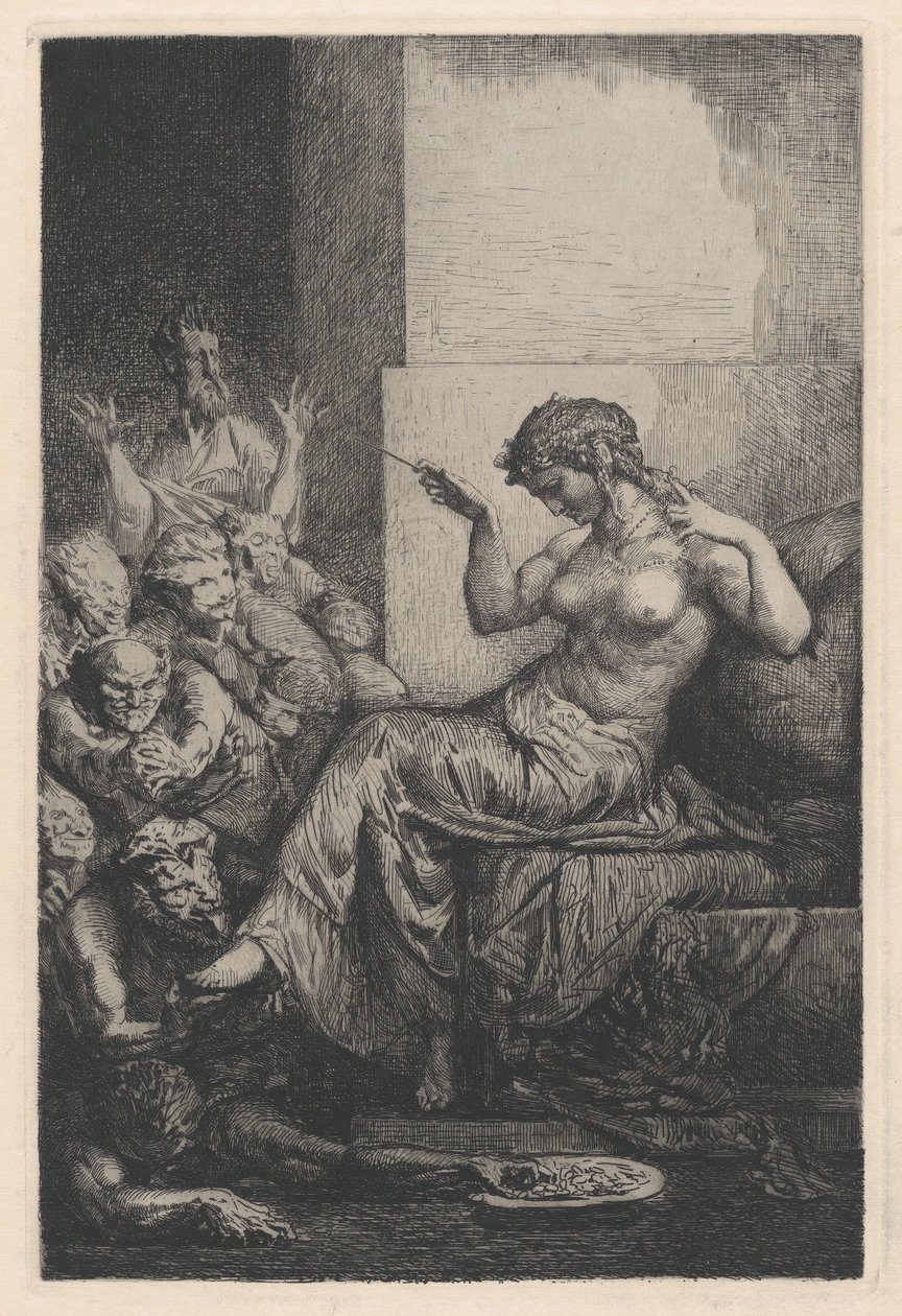 Allegorie, 1800-tallet. af Francois Nicolas Chifflart