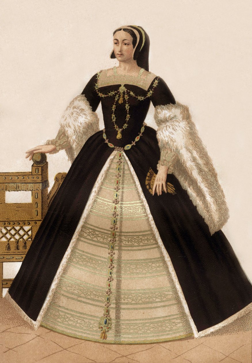Claude de France (kobberstik) af Francois Roger de Gaignieres