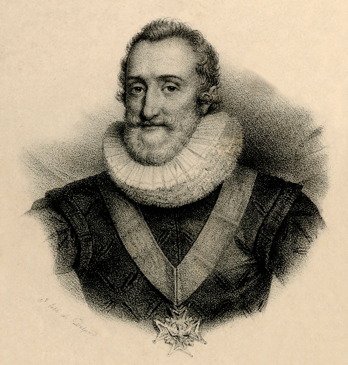 Henrik IV, 1553-1610, c1830. af Francois Seraphin Delpech
