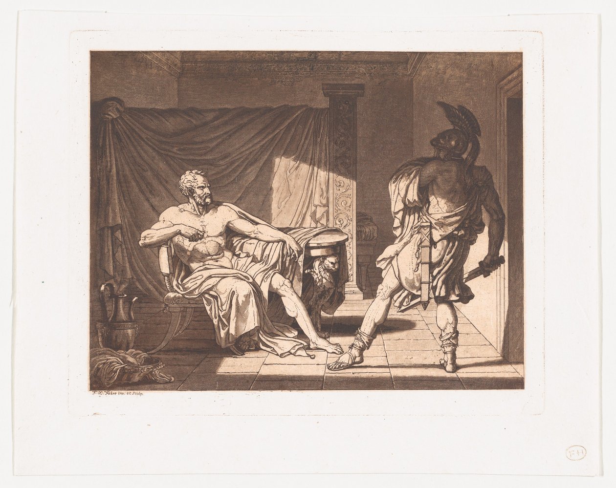 Marius ved Minturnae, ca. 1796-1800. af Francois Xavier Fabre