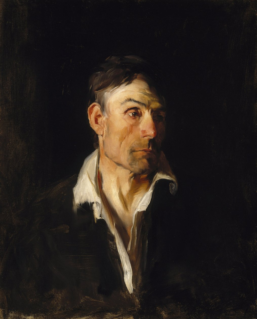 Portræt af en mand (Richard Creifelds) af Frank Duveneck