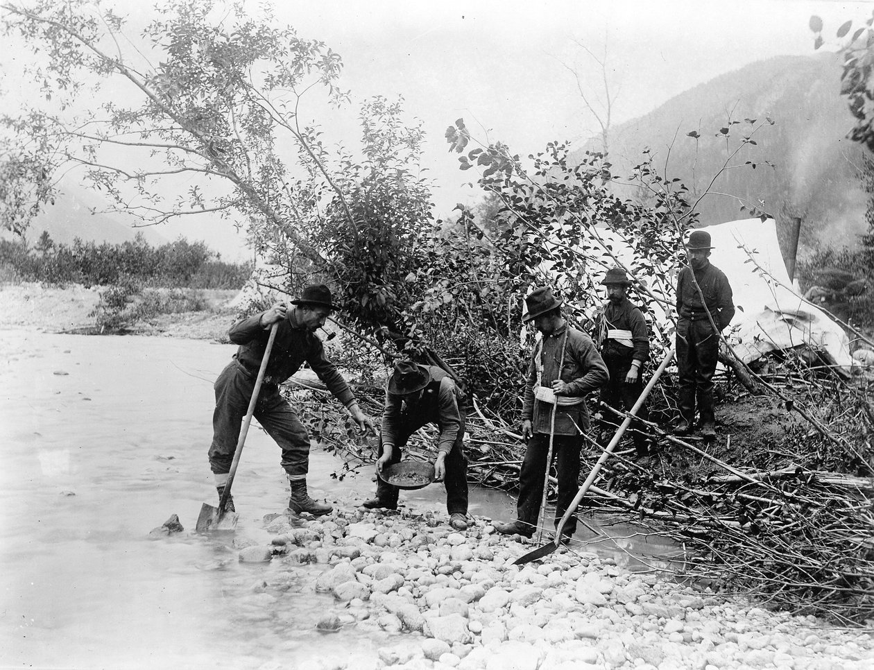 Seeking a Fortune, Klondike-regionen, 1897 af Frank La Roche