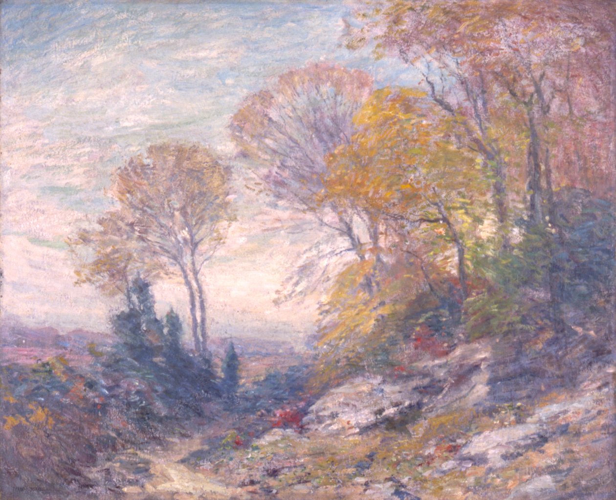 Oktober morgen af Frank A. Bicknell
