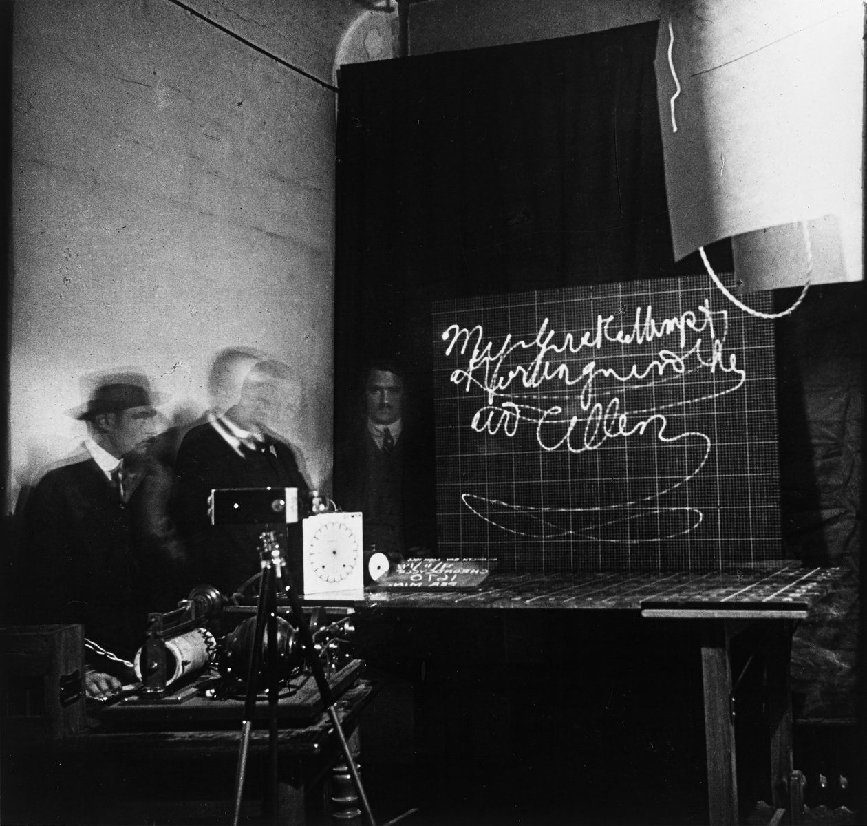 Cyklografisk håndskrift af Frank Bunker Gilbreth
