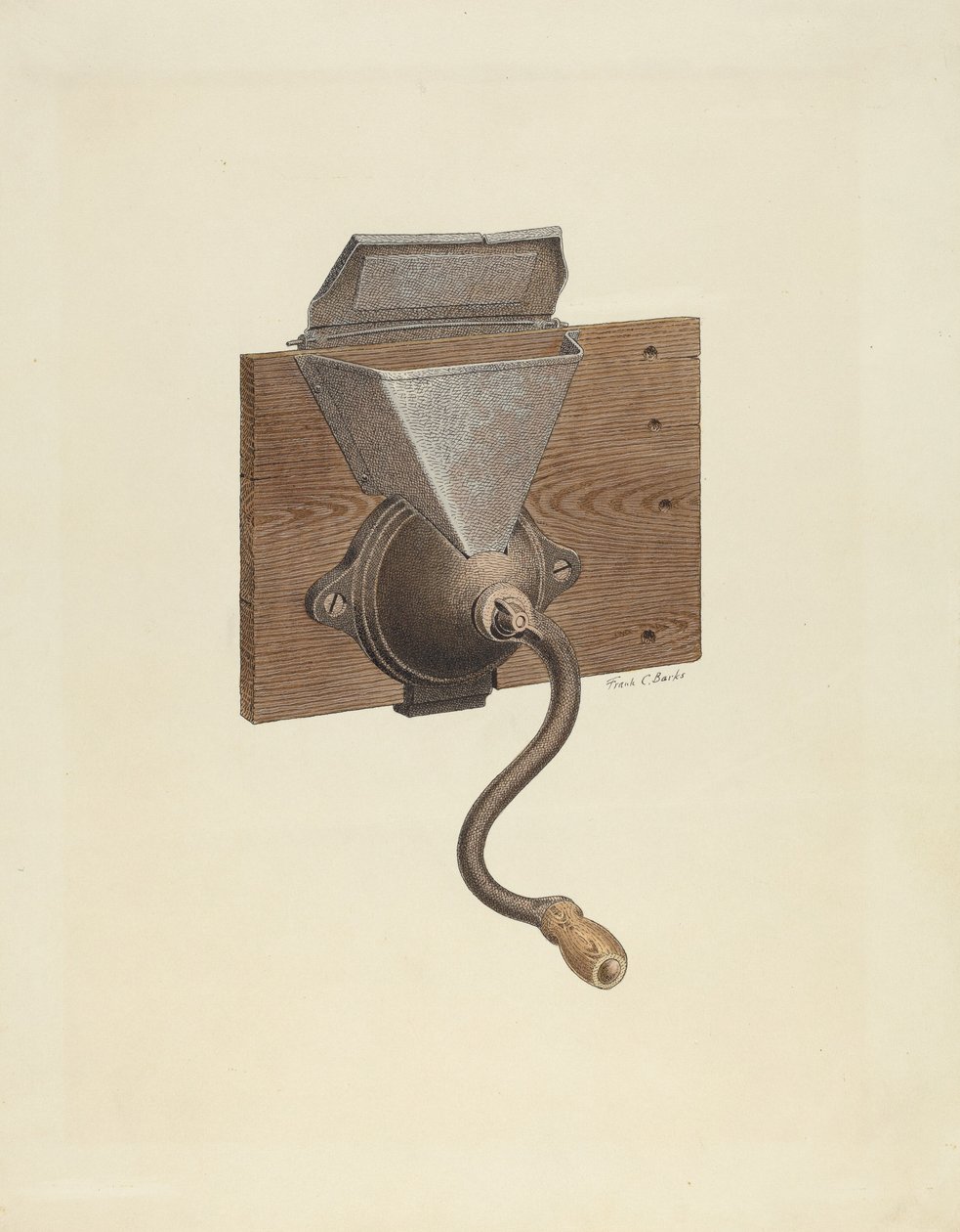 Kaffemølle af Frank C. Barks