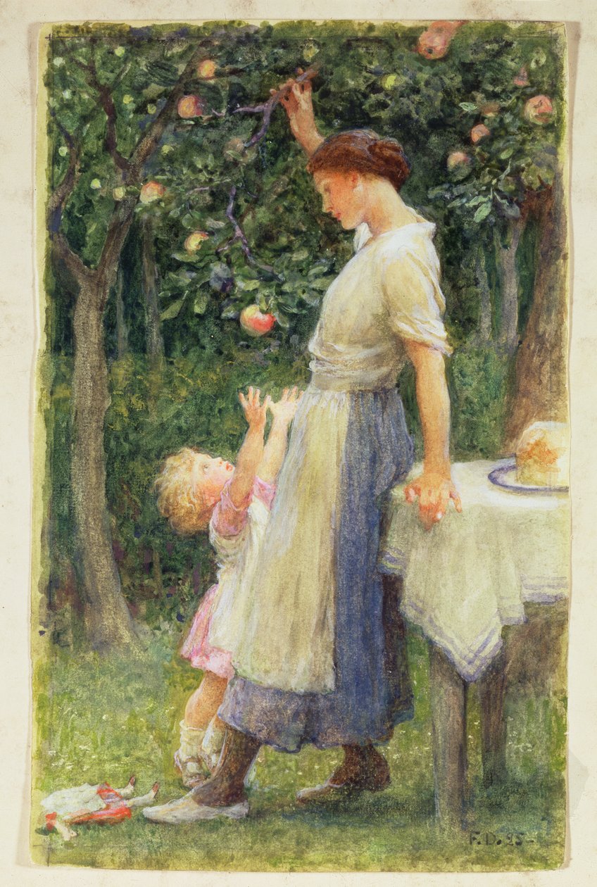 Uden for rækkevidde, døtre af Eva, 1895 af Frank Dicksee