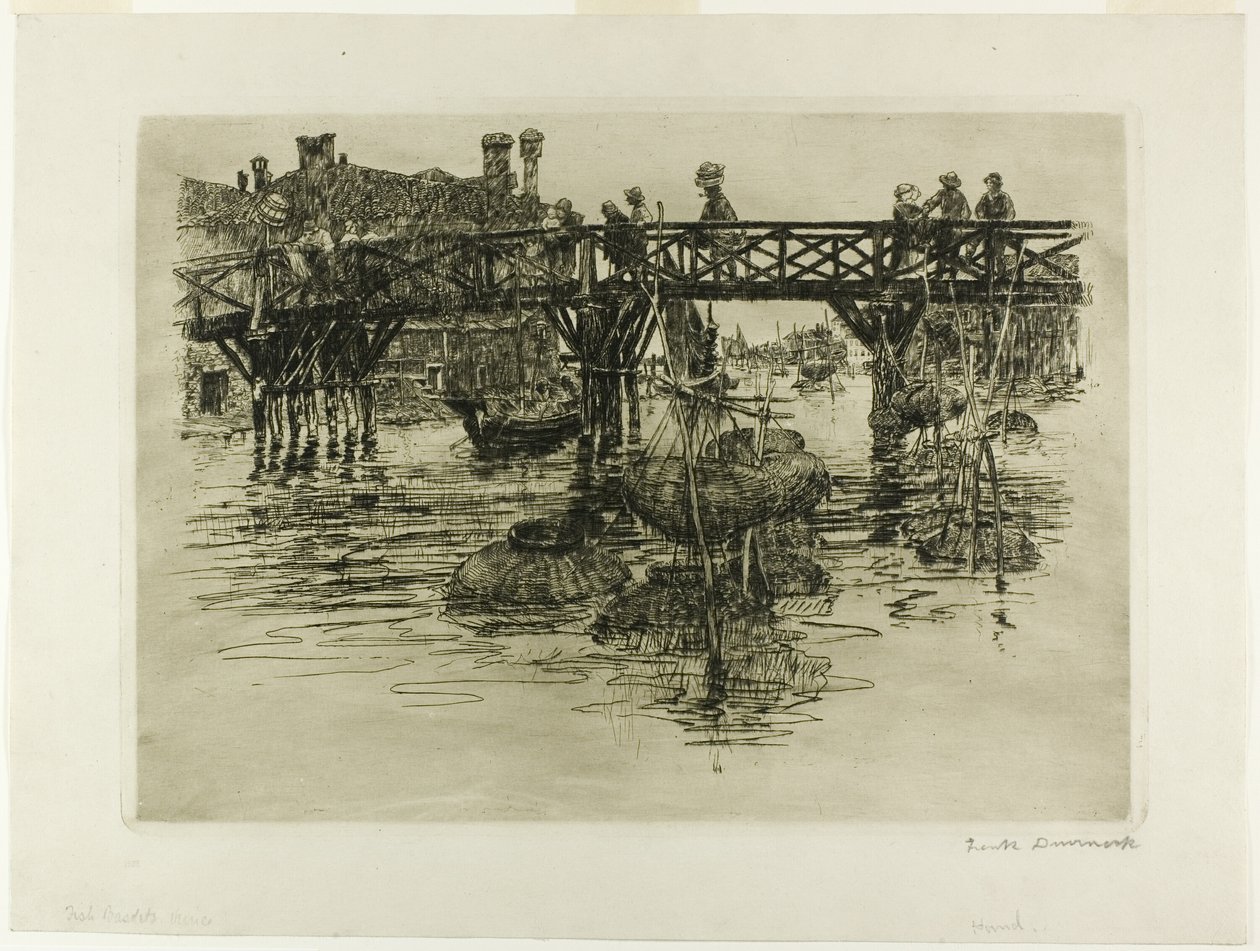 Fiskerkvarteret, Venedig af Frank Duveneck