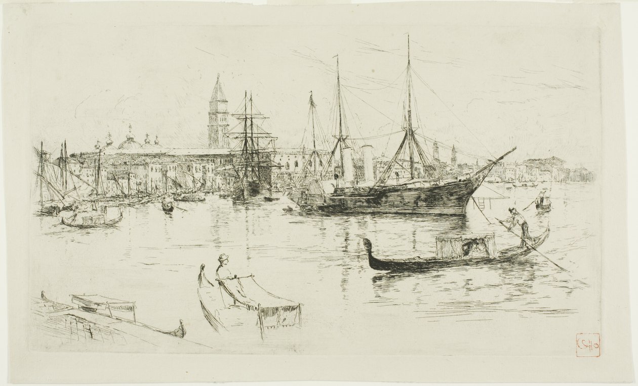 Laguna, Venedig af Frank Duveneck